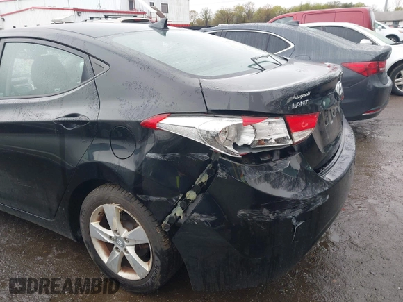 2011 Hyundai Elantra GLS with VIN 5NPDH4AE4BH005249, listed as a IAAI auction lot 41947649 with 121,687 mi miles. Bid and sale history available at carsss.com. Image 6.