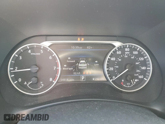 2022 Nissan Sentra SR with VIN 3N1AB8DVXNY287785, listed as a Copart auction lot 46651685 with 54,814 mi miles and Salvage Title. Bid and sale history available at carsss.com. Image 9.