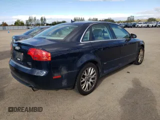 2008 Audi A4 2.0T with VIN WAUDF68EX8A170128, listed as a Copart auction lot 74987444 with 236,666 mi miles and Clean Title. Bid and sale history available at carsss.com. Image 3.