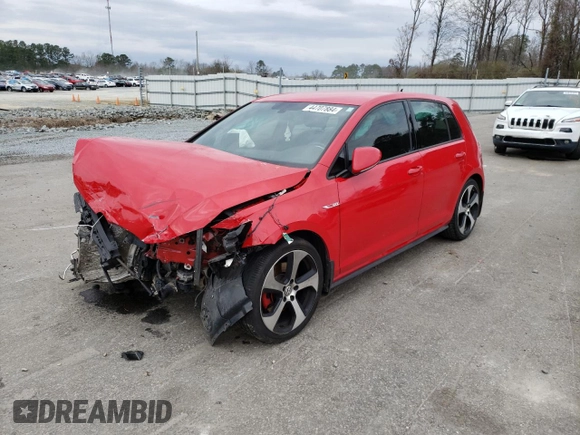 2018 Volkswagen Golf GTI S with VIN 3VW547AU5JM265805, listed as a Copart auction lot 44707884 with 72,866 mi miles. Bid and sale history available at carsss.com. Image 1.
