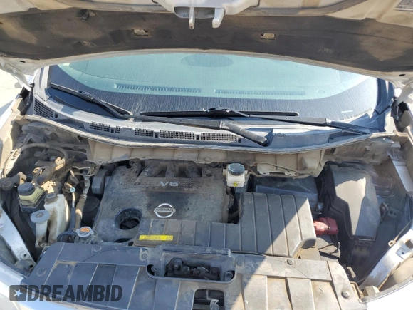 2017 Nissan Quest SV with VIN JN8AE2KP4H9167582, listed as a Copart auction lot 45763295 with 125,020 mi miles and Salvage Title. Bid and sale history available at carsss.com. Image 12.