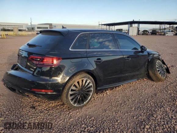 2016 Audi A3 e-tron Premium Plus with VIN WAUTPBFFXGA063284, listed as a Copart auction lot 47031145 with 77,672 mi miles and Salvage Title. Bid and sale history available at DreamBid. Image 3.