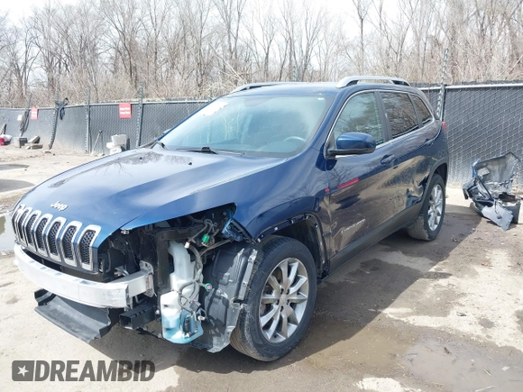 2018 Jeep Cherokee Limited with VIN 1C4PJMDB5JD562002, listed as a IAAI auction lot 41806090 with 116,706 mi miles. Bid and sale history available at carsss.com. Image 19.