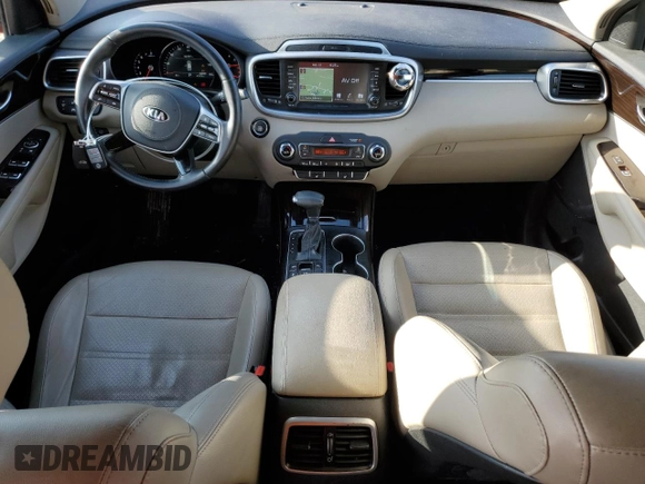 2019 Kia Sorento EX with VIN 5XYPHDA57KG458060, listed as a Copart auction lot 45328265 with 97,676 mi miles and Salvage Title. Bid and sale history available at DreamBid. Image 8.