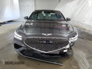 2023 Genesis G70 2.0T with VIN KMTG34TA9PU126959, listed as a Copart auction lot 51536965 with 39,127 mi miles and Non Repairable. Bid and sale history available at carsss.com. Image 5.