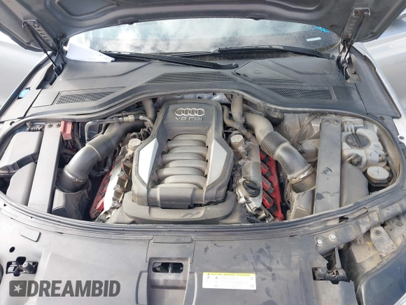 2011 Audi A8 with VIN WAUAVAFD5BN021080, listed as a IAAI auction lot 41223418 with 80,538 mi miles and . Bid and sale history available at DreamBid. Image 10.