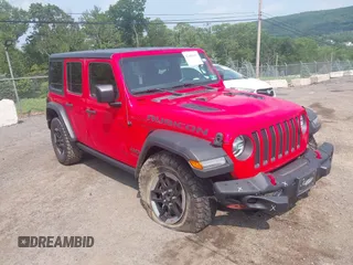 2018 Jeep Wrangler Unlimited Rubicon with VIN 1C4HJXFG7JW226371, listed as a IAAI auction lot 42482692 with 75,061 mi miles and . Bid and sale history available at DreamBid. Image 1.