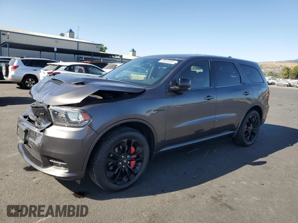 2020 Dodge Durango R/T with VIN 1C4SDJCT6LC163229, listed as a Copart auction lot 58640855 with 64,328 mi miles and Salvage title. Bid and sale history available at DreamBid. Image 1.