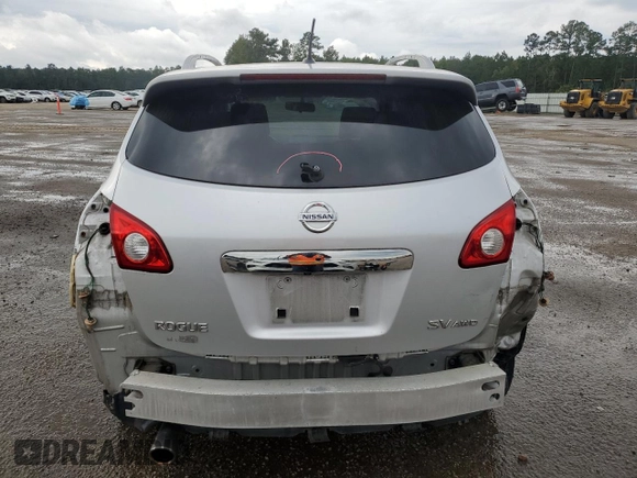 2012 Nissan Rogue S with VIN JN8AS5MV3CW702093, listed as a Copart auction lot 72132794 with 106,526 mi miles and Salvage Title. Bid and sale history available at DreamBid. Image 6.