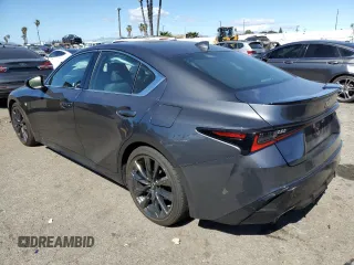 2023 Lexus IS with VIN JTHGZ1B20P5062308, listed as a Copart auction lot 47657725 with 33,514 mi miles and Salvage Title. Bid and sale history available at carsss.com. Image 2.