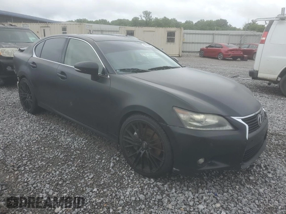 2013 Lexus GS 350 with VIN JTHBE1BL1D5009711, listed as a Copart auction lot 58084595 with 101,325 mi miles and Salvage title. Bid and sale history available at DreamBid. Image 4.