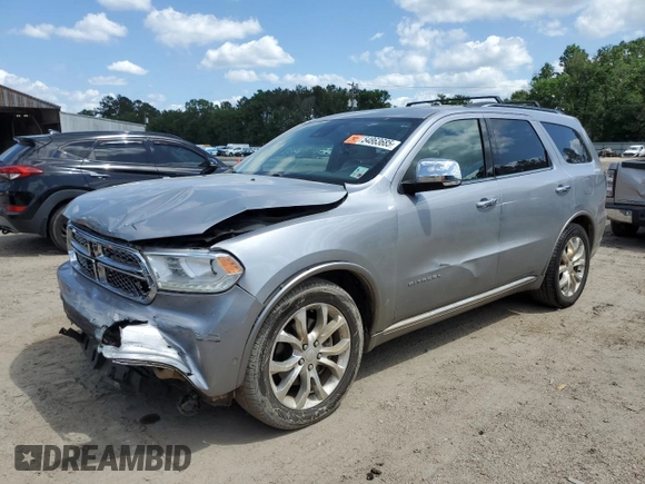 2018 Dodge Durango Citadel with VIN 1C4RDHEG4JC316629, listed as a Copart auction lot 54863685 with 121,340 mi miles and Salvage title. Bid and sale history available at DreamBid. Image 1.