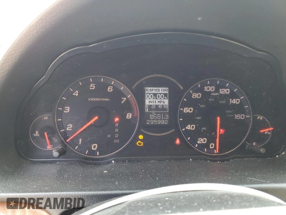 2006 Acura TSX with VIN JH4CL96806C020101, listed as a Copart auction lot 57510595 with 235,992 mi miles and Salvage title. Bid and sale history available at DreamBid. Image 9.