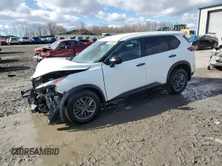 2024 Nissan Rogue S with VIN 5N1BT3AB1RC741668, listed as a Copart auction lot 47246865 with 18,982 mi miles and Salvage Title. Bid and sale history available at carsss.com. Image 1.