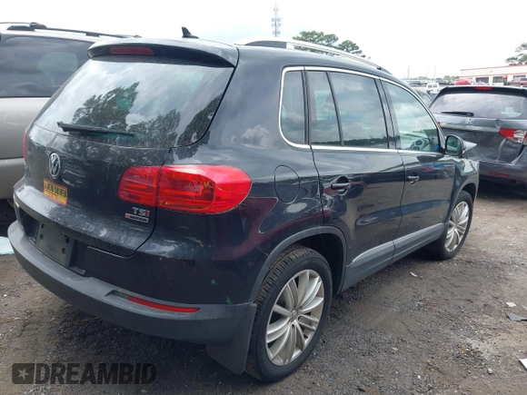 2016 Volkswagen Tiguan S with VIN WVGBV7AX6GW542656, listed as a IAAI auction lot 42081760 with 85,200 mi miles and . Bid and sale history available at DreamBid. Image 4.