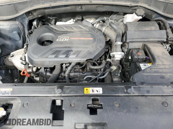2017 Hyundai Santa Fe Sport 2.0T with VIN 5NMZU4LA1HH040946, listed as a Copart auction lot 48427805 with 116,119 mi miles and Salvage Title. Bid and sale history available at carsss.com. Image 12.