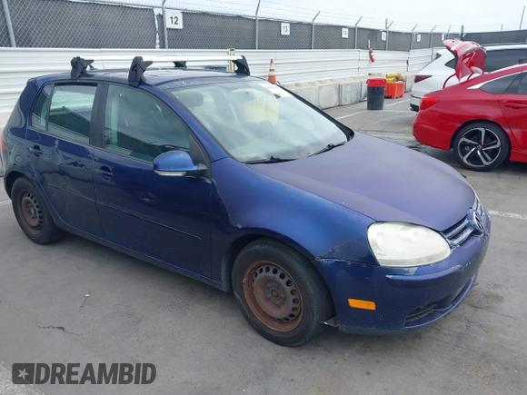 2007 Volkswagen Rabbit with VIN WVWDR71K77W262587, listed as a IAAI auction lot 42801639 with 177,125 mi miles and . Bid and sale history available at DreamBid. Image 1.