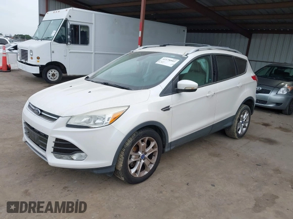 2013 Ford Escape SEL with VIN 1FMCU0H99DUB83641, listed as a IAAI auction lot 41578882 with 124,872 mi miles. Bid and sale history available at carsss.com. Image 2.