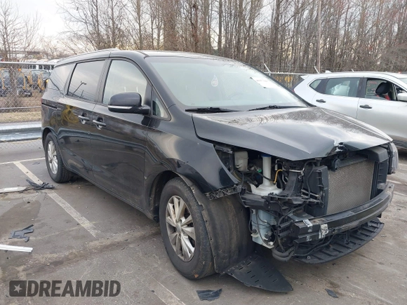 2016 Kia Sedona LX with VIN KNDMB5C18G6148093, listed as a IAAI auction lot 41657380 with 134,352 mi miles and . Bid and sale history available at DreamBid. Image 1.
