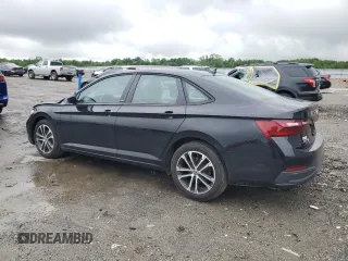 2024 Volkswagen Jetta Sport with VIN 3VWBM7BU5RM049031, listed as a Copart auction lot 57835295 with 14,250 mi miles and Salvage title. Bid and sale history available at DreamBid. Image 2.