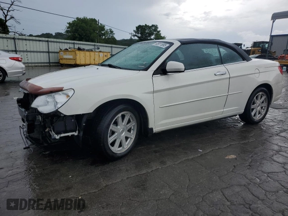 2008 Chrysler Sebring Limited with VIN 1C3LC65M68N223374, listed as a Copart auction lot 60911895 with 75,842 mi miles and Salvage title. Bid and sale history available at DreamBid. Image 1.