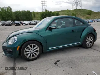 2017 Volkswagen Beetle Fleet with VIN 3VWF17AT5HM624018, listed as a Copart auction lot 60937175 with 87,739 mi miles and Salvage title. Bid and sale history available at DreamBid. Image 1.