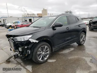2023 Buick Encore GX Select with VIN KL4MMDSL7PB137210, listed as a Copart auction lot 45848015 with 16798 miles and Salvage Title. Bid and sale history available at carsss.com. Image 1.