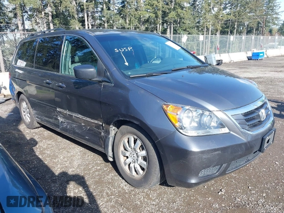 2010 Honda Odyssey EX-L with VIN 5FNRL3H67AB087262, listed as a IAAI auction lot 41999995 with 153,186 mi miles. Bid and sale history available at carsss.com. Image 1.