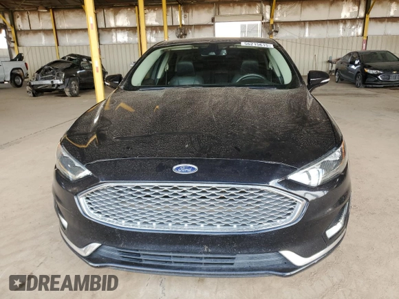 2020 Ford Fusion Titanium with VIN 3FA6P0RU7LR100411, listed as a Copart auction lot 56215615 with 108,457 mi miles and Salvage title. Bid and sale history available at DreamBid. Image 5.
