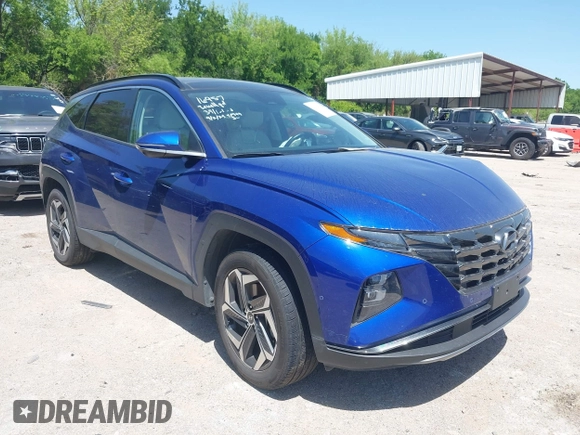 2024 Hyundai Tucson Limited with VIN 5NMJECDE4RH358034, listed as a IAAI auction lot 42014026 with 34,400 mi miles. Bid and sale history available at carsss.com. Image 1.