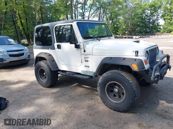 1999 Jeep Wrangler Sport with VIN 1J4FY19S1XP417362, listed as a IAAI auction lot 42738296 with 228,066 mi miles and . Bid and sale history available at DreamBid. Image 1.