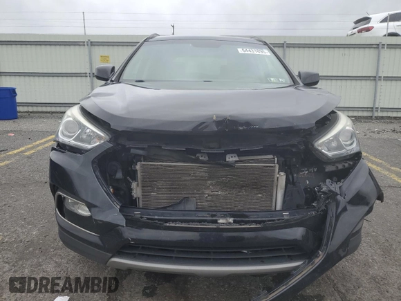 2017 Hyundai Santa Fe 2.4L with VIN 5NMZUDLB1HH028028, listed as a Copart auction lot 64431895 with Not provided miles and Salvage title. Bid and sale history available at DreamBid. Image 5.