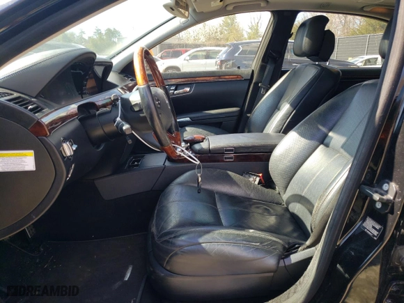 2007 Mercedes-Benz S-Class 5.5L V8 with VIN WDDNG86X07A140743, listed as a Copart auction lot 49388175 with 151,797 mi miles and Salvage Title. Bid and sale history available at carsss.com. Image 7.
