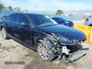 2012 Audi A4 2.0T Premium Plus with VIN WAUFFAFL8CA116686, listed as a IAAI auction lot 41878750 with 141,422 mi miles. Bid and sale history available at carsss.com. Image 1.