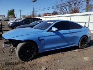 2017 BMW M4 with VIN WBS3R9C54HK709747, listed as a Copart auction lot 51333074 with 77,961 mi miles and Salvage Title. Bid and sale history available at carsss.com. Image 1.