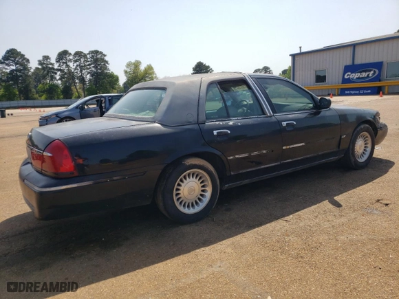 2000 Mercury Grand Marquis LS with VIN 2MEFM75W9YX602430, listed as a Copart auction lot 51103725 with 209,284 mi miles and Salvage Title. Bid and sale history available at carsss.com. Image 3.