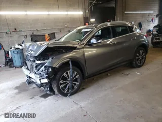 2017 Infiniti QX30 Luxury with VIN SJKCH5CRXHA032051, listed as a Copart auction lot 65066883 with 0 mi miles. Bid and sale history available at carsss.com. Image 1.