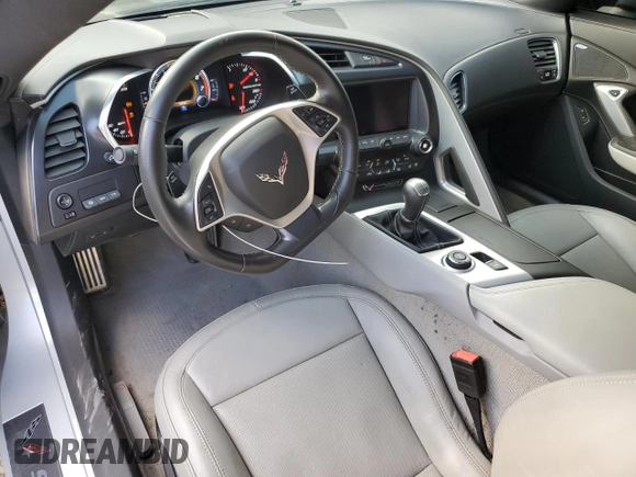 2016 Chevrolet Corvette 2LT with VIN 1G1YC2D74G5125988, listed as a Copart auction lot 74536924 with 19,049 mi miles and Salvage Title. Bid and sale history available at carsss.com. Image 8.