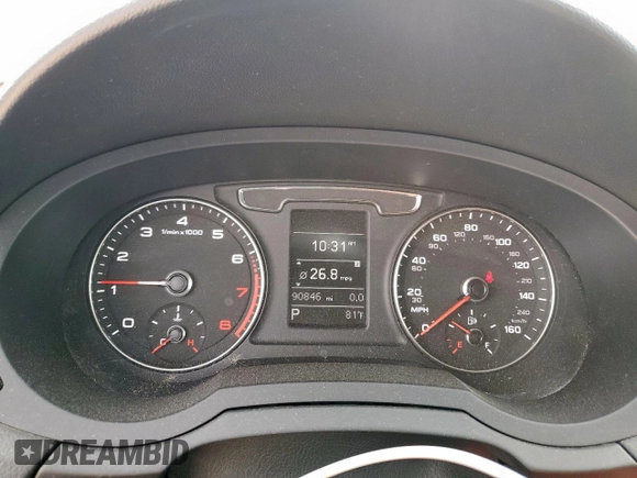 2018 Audi Q3 Premium with VIN WA1ECCFS7JR008837, listed as a Copart auction lot 56244185 with 90,846 mi miles and Salvage title. Bid and sale history available at DreamBid. Image 9.