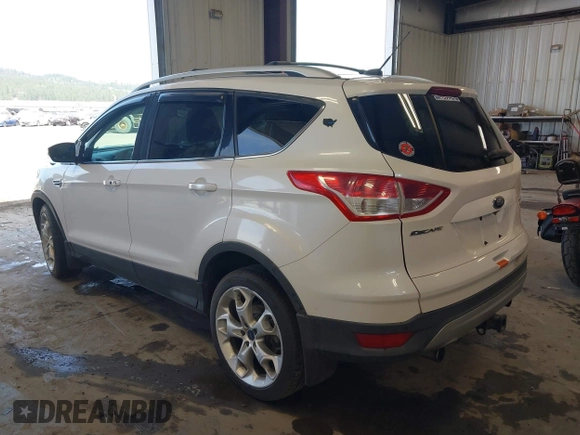 2013 Ford Escape Titanium with VIN 1FMCU9J96DUC60268, listed as a IAAI auction lot 42095407 with 105,307 mi miles and . Bid and sale history available at DreamBid. Image 3.