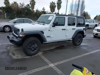 2025 Jeep Wrangler Sport S with VIN 1C4PJXDN0SW524002, listed as a IAAI auction lot 41625940 with 1,924 mi miles and . Bid and sale history available at DreamBid. Image 17.