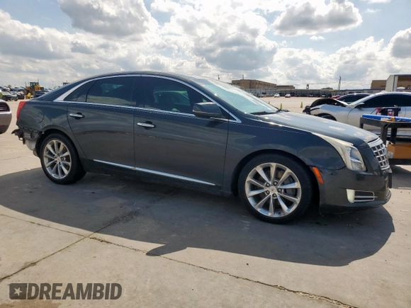 2013 Cadillac XTS Luxury with VIN 2G61P5S34D9244625, listed as a Copart auction lot 57832495 with 125,955 mi miles and Salvage title. Bid and sale history available at DreamBid. Image 4.