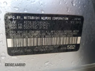 2014 Mitsubishi Lancer GT with VIN JA32U8FW6EU012451, listed as a Copart auction lot 86630494 with 147,390 mi miles and Salvage Title. Bid and sale history available at carsss.com. Image 12.