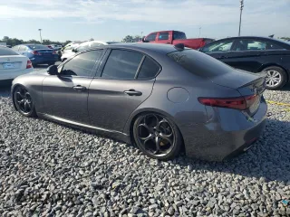 2018 Alfa Romeo Giulia Ti Sport with VIN ZARFAECN2J7597825, listed as a Copart auction lot 64125035 with 92,565 mi miles and Clean title. Bid and sale history available at DreamBid. Image 2.