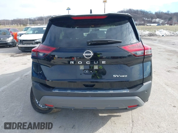 2023 Nissan Rogue SV with VIN JN8BT3BB3PW498044, listed as a IAAI auction lot 41324430 with 13,741 mi miles and . Bid and sale history available at carsss.com. Image 16.