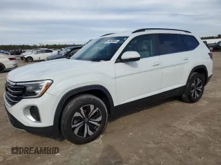 2024 Volkswagen Atlas SE z VIN 1V2DR2CA1RC533959, wystawiony jako Copart lot #86839684 z przebiegiem 5 733 mil mil oraz Szkoda całkowita • Salvage title. Historia ofert i sprzedaży dostępna na DreamBid. Obrazek 1.