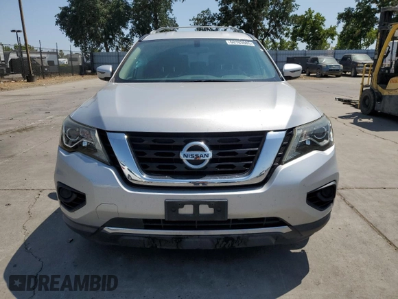2017 Nissan Pathfinder S with VIN 5N1DR2MN0HC666046, listed as a Copart auction lot 60103085 with 99,194 mi miles and Salvage title. Bid and sale history available at DreamBid. Image 5.