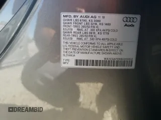 2011 Audi Q7 3.0T Premium with VIN WA1CGAFE6BD005632, listed as a Copart auction lot 80396294 with 147,396 mi miles and Clean Title. Bid and sale history available at carsss.com. Image 13.