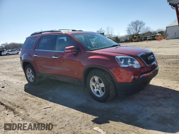 2009 GMC Acadia SLT1 with VIN 1GKER23D79J163522, listed as a Copart auction lot 52728375 with 183,223 mi miles and Clean Title. Bid and sale history available at carsss.com. Image 4.
