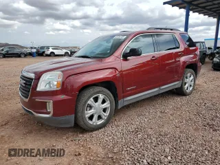 2017 GMC Terrain SLE with VIN 2GKFLNE35H6184313, listed as a Copart auction lot 48785705 with 96,361 mi miles and Salvage Title. Bid and sale history available at carsss.com. Image 1.